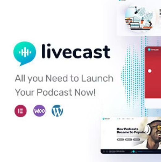 Livecast - Podcast Theme WP
